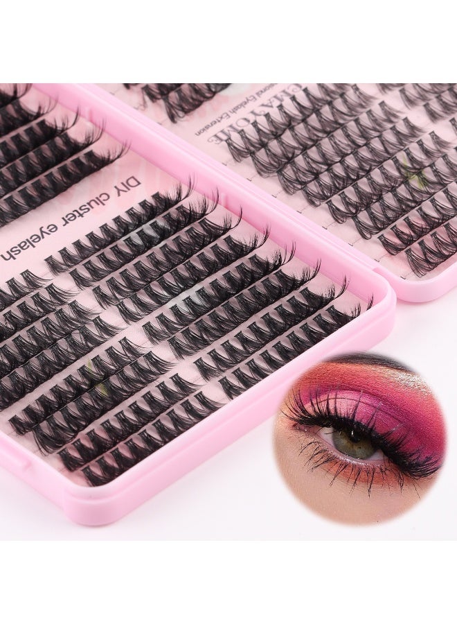 كمايو مجموعة وصلات رموش مكونة من560 قطعة، مع غراء لاصق للرموش وملقط للرموش، رموش صناعية خفيفة وكثيفة، وصلات رموش فردية للاستخدام المنزلي، رموش صناعية للنساء. - Image 4